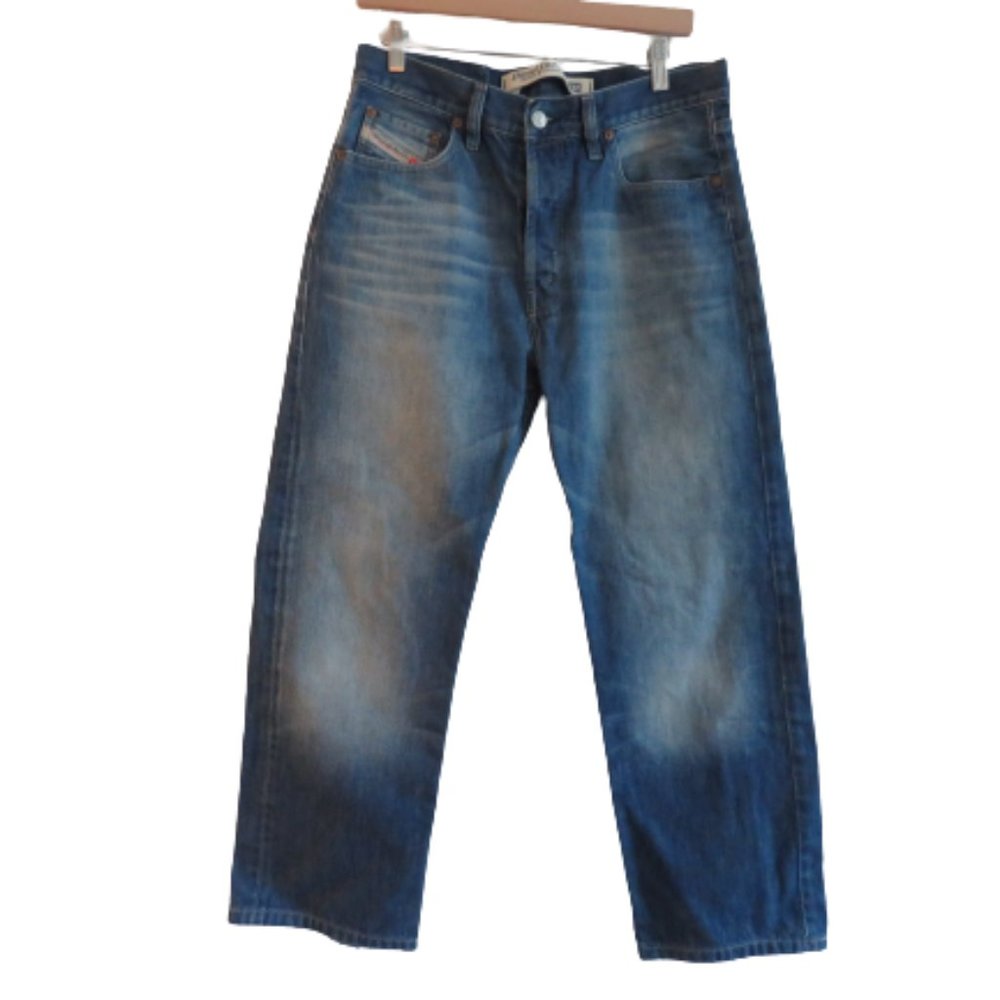 DIESEL Kratt Button Fly Light Wash Mens Jeans - Waist 32 / Leg 32